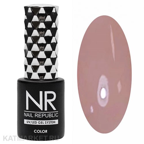 NR 10мл Камуфлирующий гель-лак 06 Коричнево-бежевый полупрозрачный 11740006