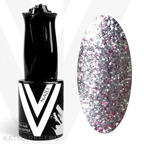 Vogue 10мл Серия Девичник Гель-лак с хлопьями фольги Обольстительница 782 11925782