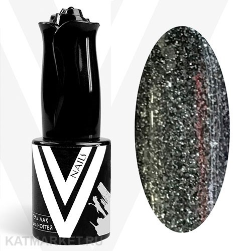 Vogue 10мл Серия Девичник Гель-лак с хлопьями фольги Озорница 792 11925792