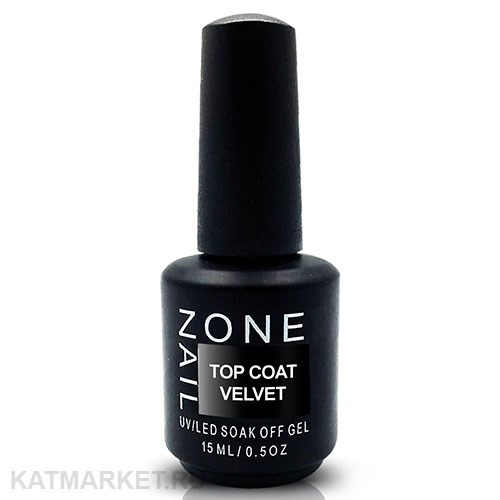 OneNail Top coat Velvet с липким слоем, без УФ фильтра 15мл 13302051