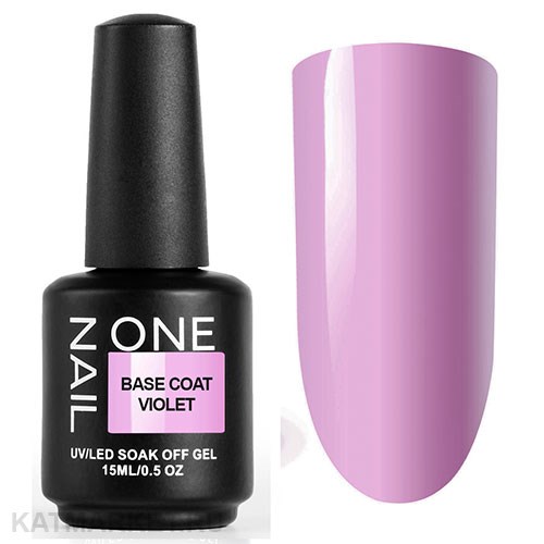 OneNail 15мл Base Coat Violet (легкие в снятии) 13303030