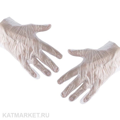 Клевер M 100шт Перчатки полиэтиленовые 60417463
