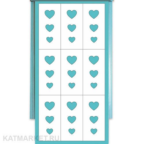 Трафарет Сердца 02 61009224