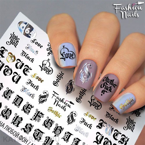 Fashion Nails Слайдер на прозрачной пленке Galaxy 65 61292065