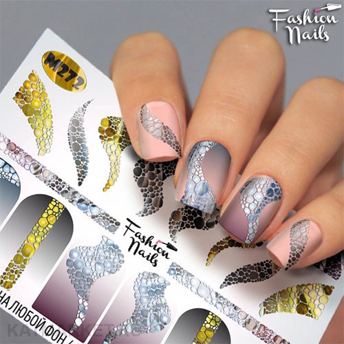 Fashion Nails Слайдер на прозрачной пленке Metallic 272 61293272