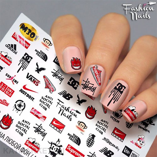 Fashion Nails Слайдер на прозрачной пленке Metallic 301 61293301