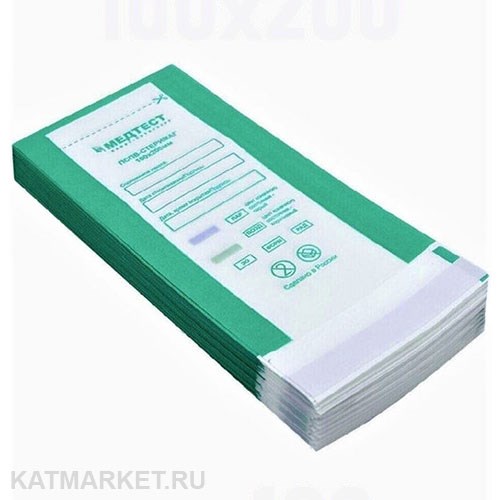 Медтест 100х200 Пакет для стерилизации 100шт, комбинированный 60403023