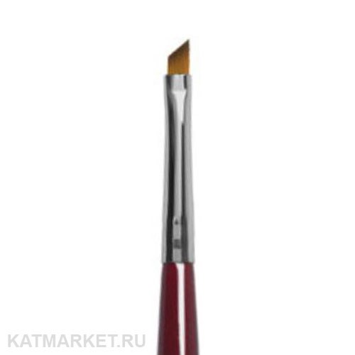 Roubloff Sa04 Кисть наклонная из синтетики имитация колонка для подводки ресничного края и оформления бровей #4 61107004