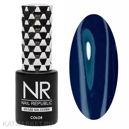 NR 10мл Гель-лак 107 Лазурно-синий 11708107