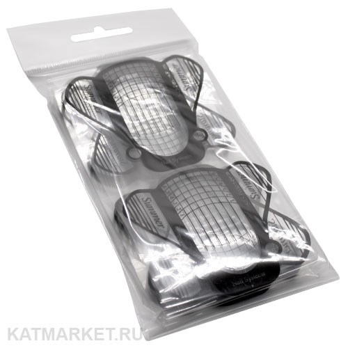 Пластиковые формы для наращивания 20шт, черные 60810004