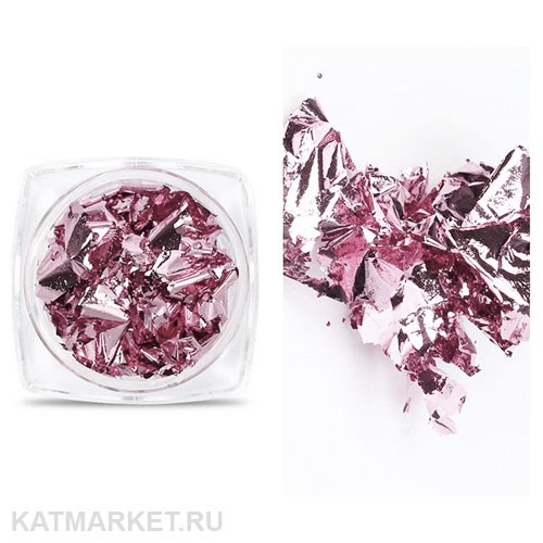 Поталь в баночке, светло-розовая 61003008