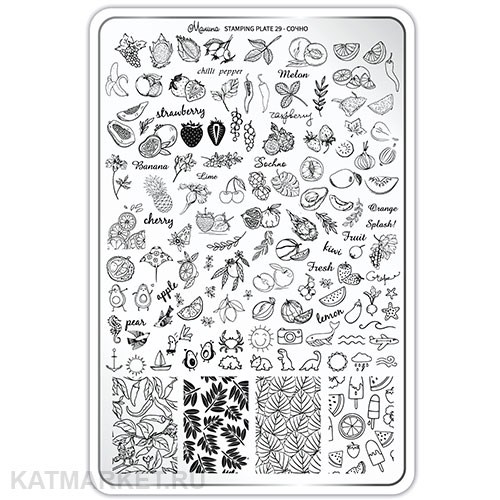 Малина Пластина для стемпинга 29 "Сочно" (без демо-листа) 60513029