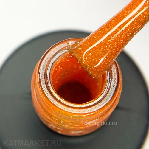 NR 10мл Светоотражающий гель-лак Flash 12 мандариновый 11715012