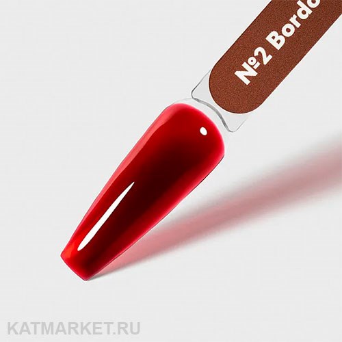 PatrisaNail 15гр Витражный гель Vitrage 02 Bordo 12910206