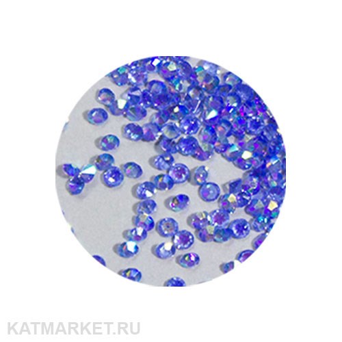 Хрустальная крошка голография 1440шт синяя 61307003