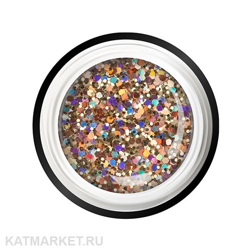 Nail Club 5мл Гель-краска с пайетками GB-03 Rose Opal 12205202