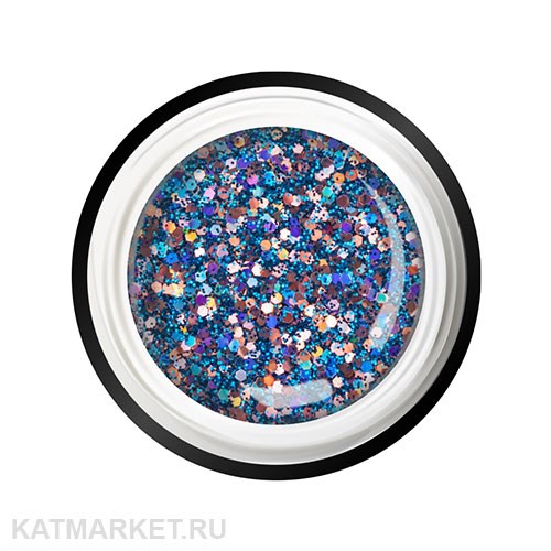 Nail Club 5мл Гель-краска с пайетками GB-24 Bismuth 12205209