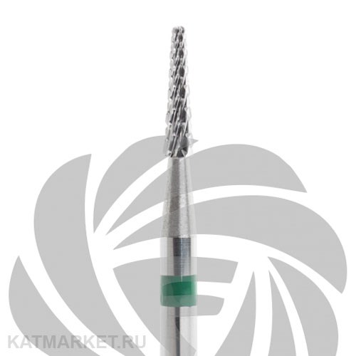 ООО "Фреза" Твердосплавная фреза с крупной крестообразной нарезкой 404902 зеленая 70801306