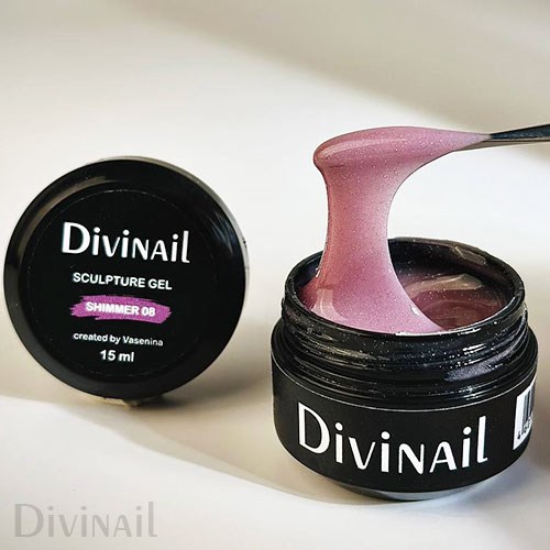Divinail 15мл Sculpture Gel 08 с шиммером 12323208