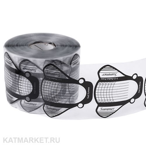 Пластиковые формы для наращивания 500шт, черные 60810003