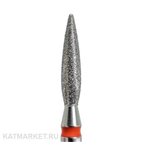 КМИЗ Алмазная фреза 115894 пламя 2,3мм красное удлиненное 856.104.243.100.023 70112123