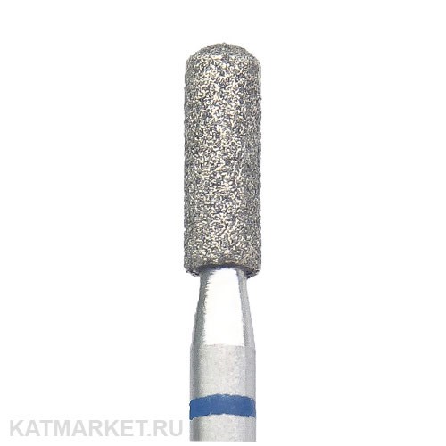 КМИЗ Алмазная фреза 115891 цилиндр скругленный 2,7мм синий 866.104.141.080.027 70119227