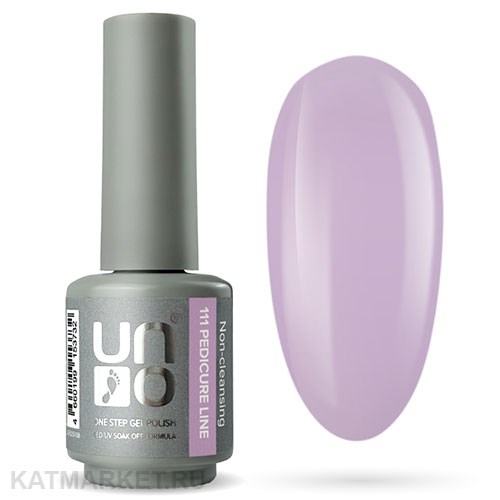 Uno 8г Pedicure Line 111 светло-лиловый Однофазный гель-лак 10311111