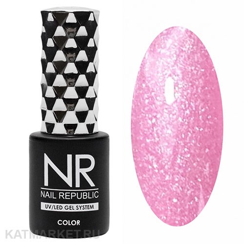 NR 10мл Гель-лак 20 Мерцающий желто-розовый 11708020