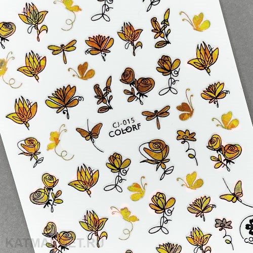 Наклейки PopFinger серия CJ 15 фольгированные 61218015