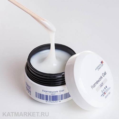 American Creator 30мл Гель для наращивания и укрепления Lilly молочный 12104001