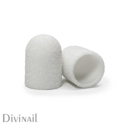 Divinail Колпачок белый на пластиковой основе, 100 грит 10мм 70211216