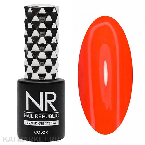 NR 10мл Гель-лак 224 Сигнальный оранжевый 11714224