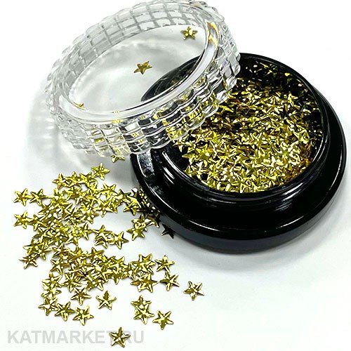 Sparkly дизайн звезды, золото 61004022