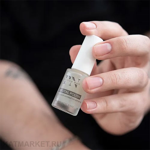 PatrisaNail 8мл Мужское матовое покрытие для ногтей Brutal Polish 12908021