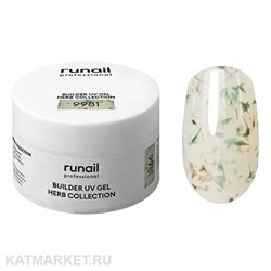 {{photo.Alt || photo.Description || 'Runail 15г 9981 Моделирующий гель с сухоцветами UV Builder Gel Herb Collection'}}