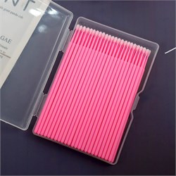 Микробраши в боксе 100шт, розовые 81001061