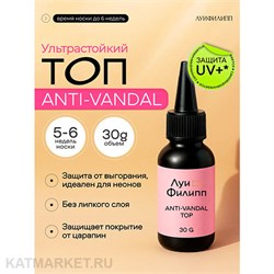 Луи Филипп Топ Anti-vandal с УФ фильтром, без липкого слоя 30г 13402013