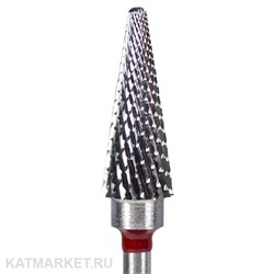 Кристалл Твердосплавная фреза 12160 конус красный, для левшей 70512160