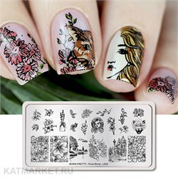 BornPretty Пластина для стемпинга Pure World L002 60501102
