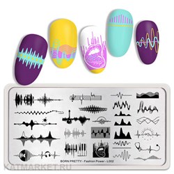 BornPretty Пластина для стемпинга Fashion Power L002 60501112