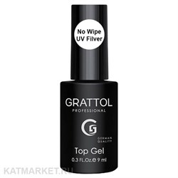 Grattol 9мл Топ без липкого слоя с UV фильтром 10619011