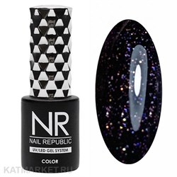 NR 10мл Гель-лак 423 Мерцающий индиго 11708423