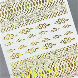 Фольгированные Наклейки PopFinger серия WG 809 золото 61212041