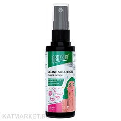 Bronsun Раствор солевой для обезжиривания ресниц и бровей 50мл 83603202
