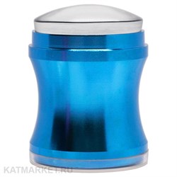 Штамп для стемпинга металлический хром, голубой 60503113