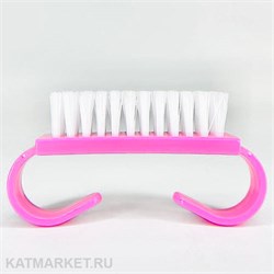Щетка-сметка 10х45мм, матовая розовая 60804201
