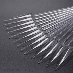 Палитра Веер Стилеты на кольце 50шт, прозрачная 60806033