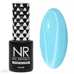 NR 10мл Гель-лак 313 Умеренно-бирюзовый 11708313