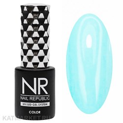 NR 10мл Гель-лак 335 Пастельно-мятный 11708335