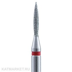 Владмива Фреза алмазная, пламя 1,2 мм, красное 806.104.243.514.012 70601112